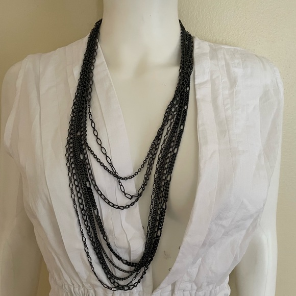 Authentic Chanel Reissue Lock Multi Chain Necklace - Picture 6 of 7